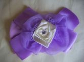 Tiara lilás fina #F02