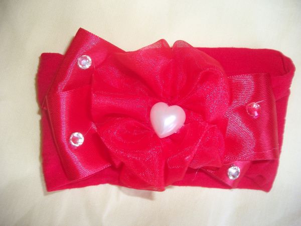 Tiara vermelha fina #F06